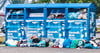 Altkleidercontainer auf dem Marktkauf-Parkplatz in Oschersleben. Dieser und andere Standorte auf privaten Flächen bleiben bestehen - andere nicht.