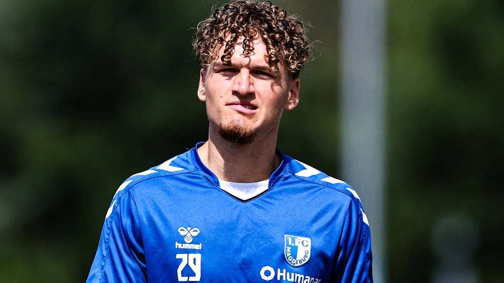 Nick Meier verletzte sich beim Training schwer und wird dem 1. FC Magdeburg künftig fehlen.