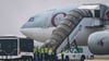Am Leipziger Flughafen ist eine Maschine von Qatar Airways startbereit.