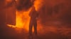 Beim Brand der Garage kam es zu starker Rauchentwicklung. 