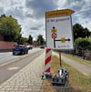 Die B 184 wird ab Montag in Bobbau voll gesperrt. 