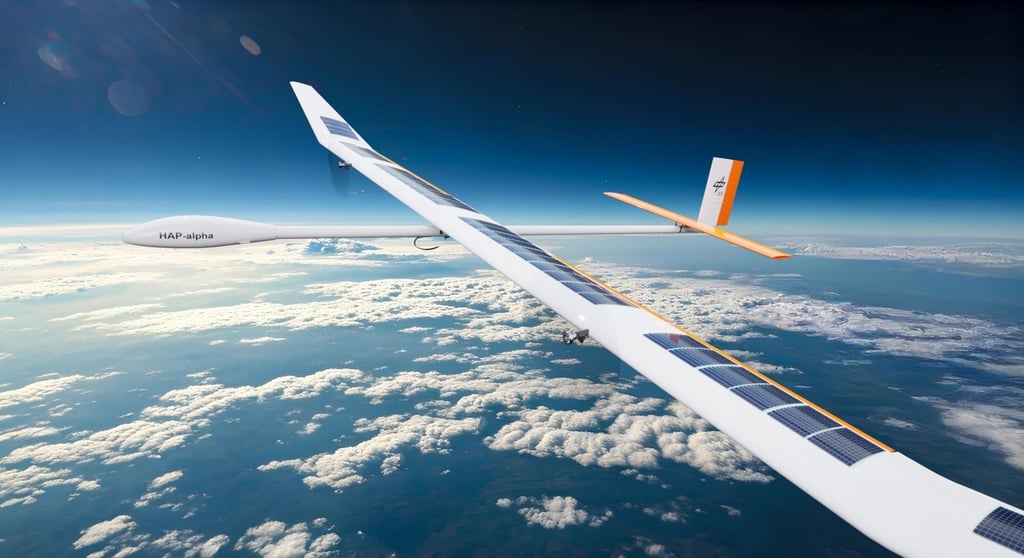 In rund 20 Kilometer Höhe soll das unbemannte Flugzeug etwa bei der Erdbeobachtung helfen.