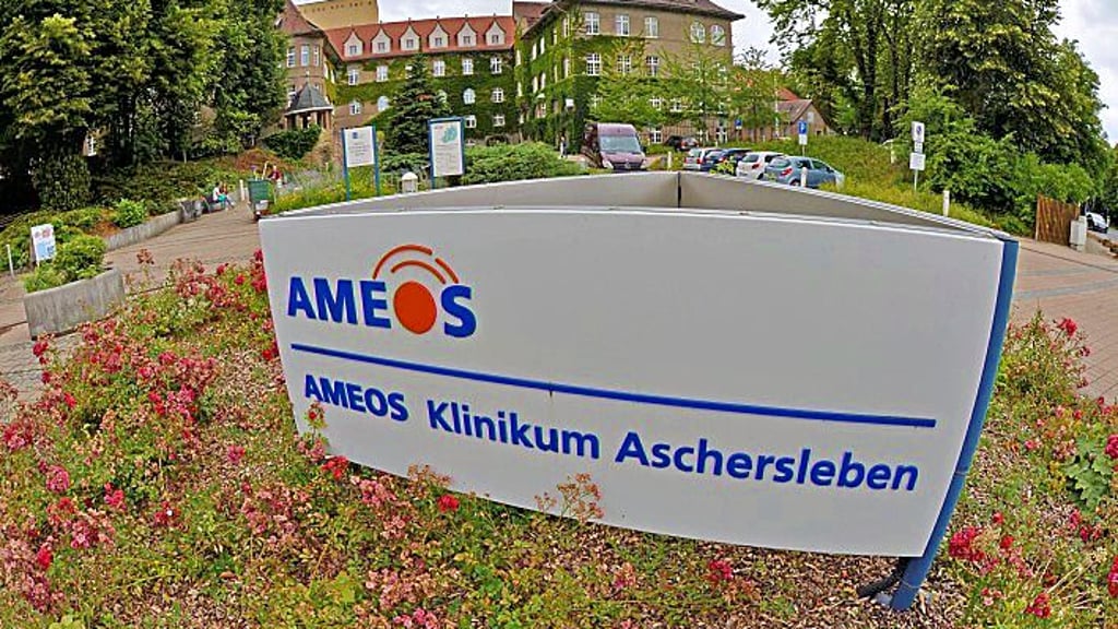 Unter anderem das Ameos-Klinikum Aschersleben war von dem Hackerangriff in der vergangenen Woche betroffen.