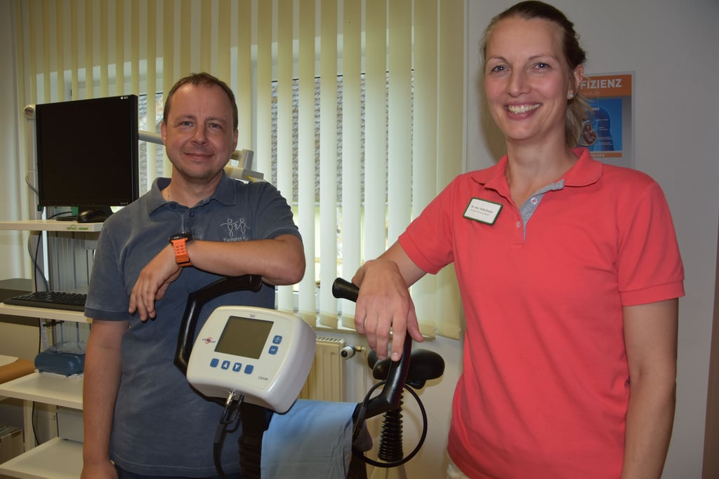 Dr. Daniel Graf und seine neue Kollegin Dr. Ulrike Dressel.