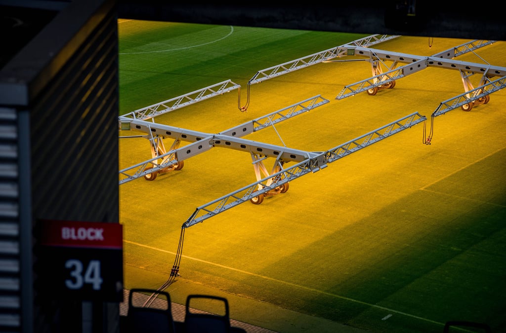 In der Leipziger Red Bull Arena wird der Rasen saniert (Archivfoto).