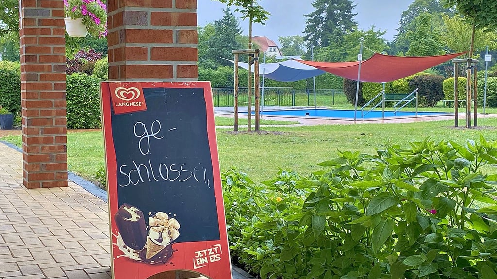 Bei schlechtem Wetter bleibt das Biesebad in Osterburg geschlossen.