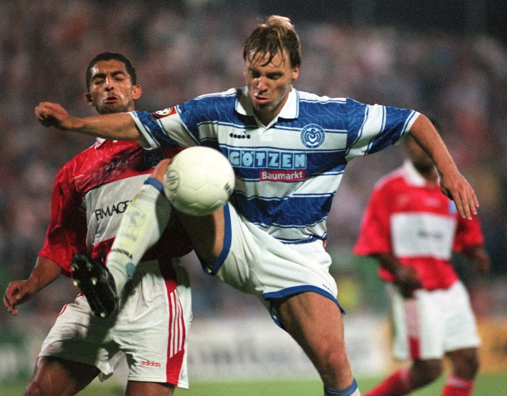Horst Steffen im Trikot des MSV Duisburg.