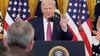 Trump spricht über Geiseln im Gazastreifen.