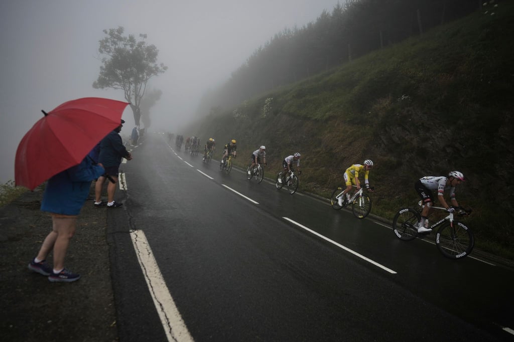 Die Fahrer auf der 14. Etappe der Tour de France.