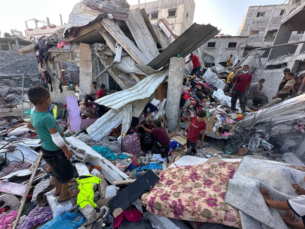 Chan Junis ist die zweitgrößte Stadt im Gazastreifen und immer wieder Schauplatz israelischer Angriffe. (Archivbild)