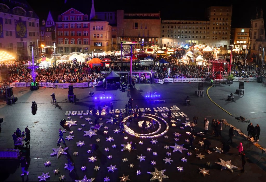 Neben dem Salz- ist auch das Lichterfest der City-Gemeinschaft alljährlich ein Highlight in Halle.
