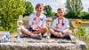  Valentin Fitz (l.) und Armin Wiedemann  fahren mit dem  Nationalteam des Schlauchboot-Motorboot-Slaloms zur WM nach Ungarn. 