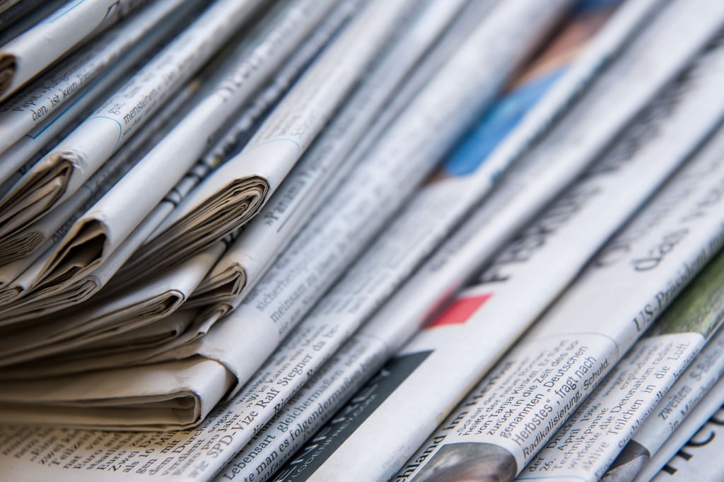 Verdi und Zeitungsverleger erzielen Einigung in Tarifkonflikt. (Symbolbild)