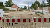 Die Pulspfordaer Straße in Zerbst  ist derzeit gesperrt um neue Ver- und Entsorgungskanäle zu bauen.