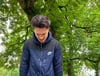 HFC-Spieler Luka Vujanic arbeitet auf Halles Peißnitz an seinem Comeback