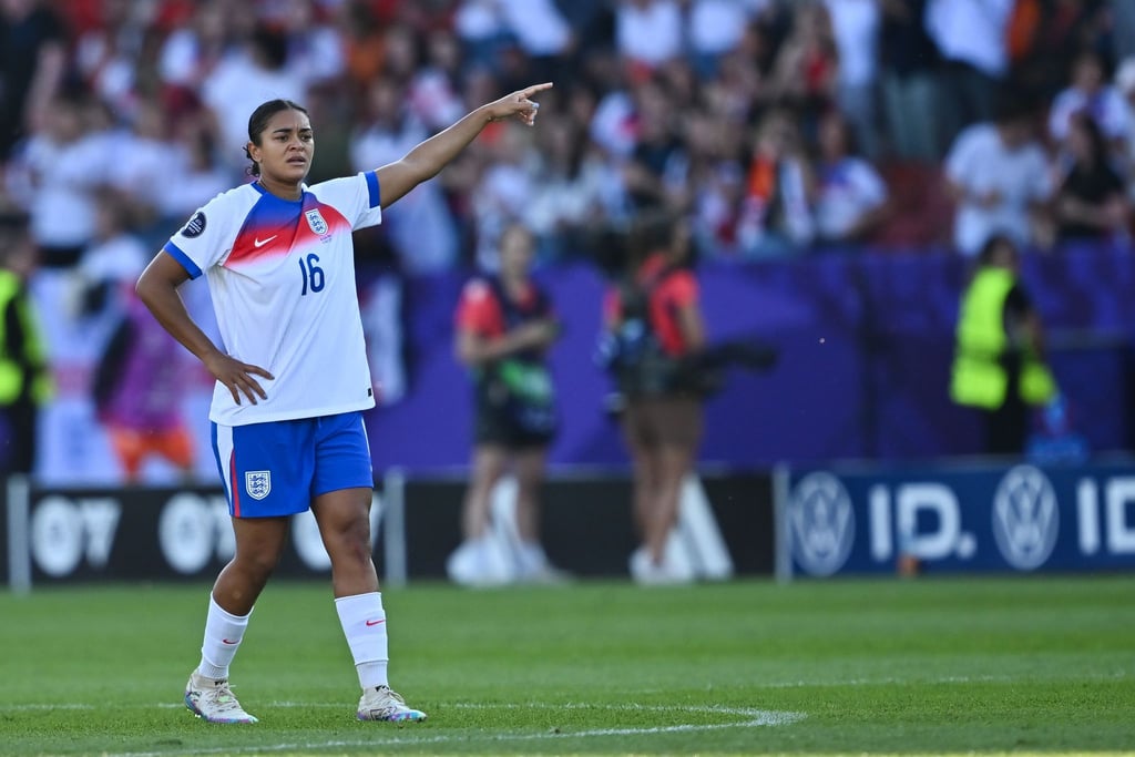 Jessica Carter während des EM-Spiels gegen die Niederlande.