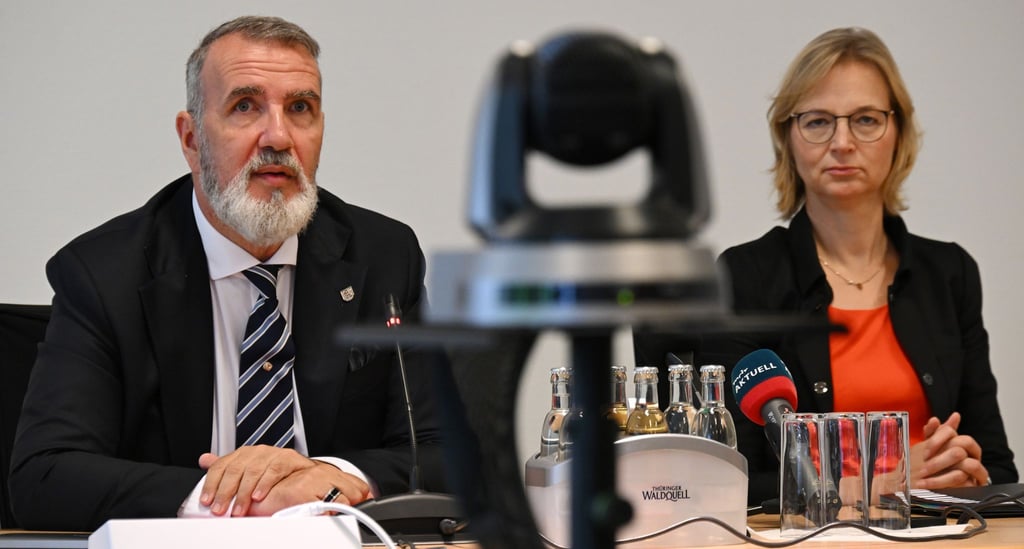 Katja Wolf und Steffen Schütz trafen sich nach eigenen Angaben zu einem Arbeitstreffen.