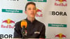 Der deutsche Radprofi Florian Lipowitz beim zweiten Ruhetag der Tour de France.