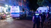 Die Polizei war am Samstagabend mit großem Aufgebot in Gesundbrunnen im Einsatz.