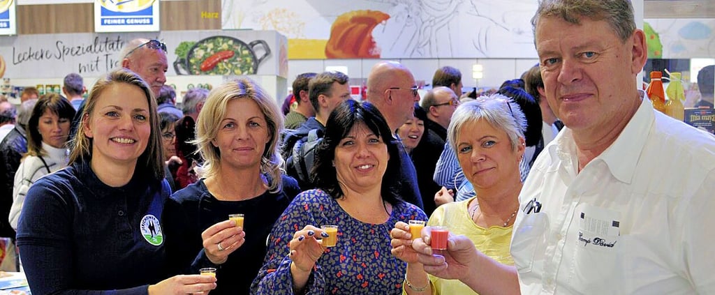 Der Eierlikör der Familie Gentz aus Parchen wurde schon mehrfach bei der Grünen Woche in Berlin serviert.