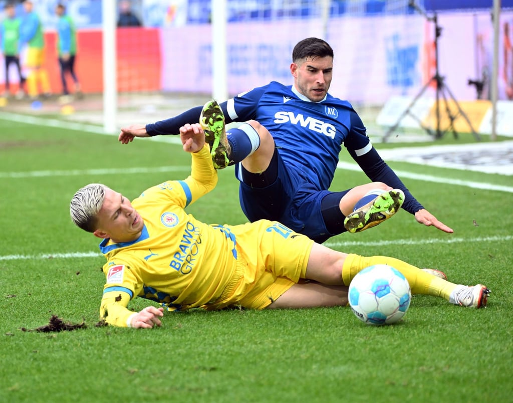 Bald Teamkameraden: Robin Heußer (oben) wechselt von Karlsruhe nach Braunschweig und zu Lino Tempelmann.