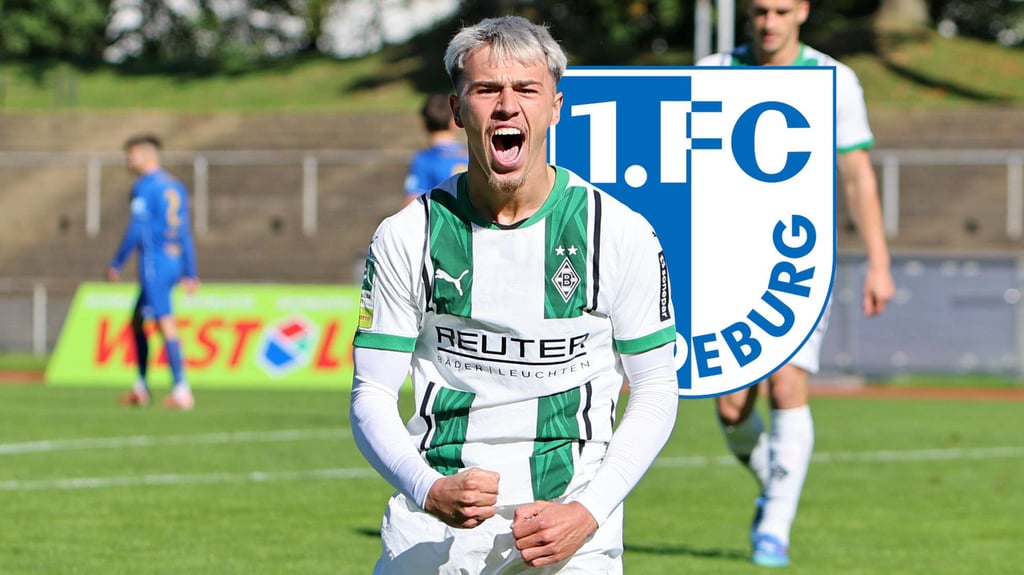 Noah Pesch spielt bei Borussia Mönchengladbachs Zweite und soll im Fokus vom 1. FC Magdeburg sein.