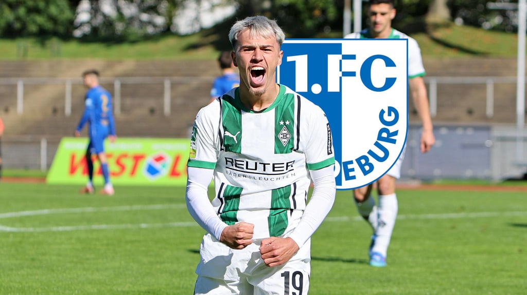 Noah Pesch spielt bei Borussia Mönchengladbachs Zweite und soll im Fokus vom 1. FC Magdeburg sein.