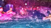 Das Mondscheinschwimmen in Großörner war im Vorjahr bestens besucht. 