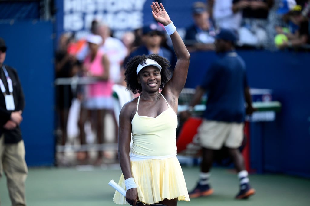 Venus Williams stand nach mehr als einem Jahr Pause wieder auf einem Court bei einem WTA-Turnier.