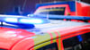Der Rettungsdienst versorgte die drei leicht Verletzten Fahrer. (Symbolbild)
