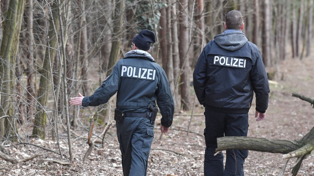 In dem Wald, den die Polizei bereits auf der Suche nach Rebecca Reusch durchkämmt hat, suchen nun Hobbydetektive nach der Jugendlichen.