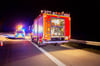 Polizei und Feuerwehr waren in der Nacht im Einsatz. 