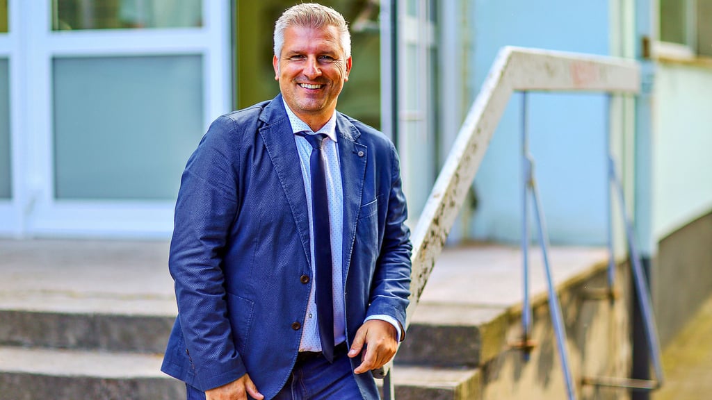 Andreas Marggraf ist der amtierende Bürgermeister von Mücheln. Bei der Wahl am 31. August tritt er erneut als Kandidat an.