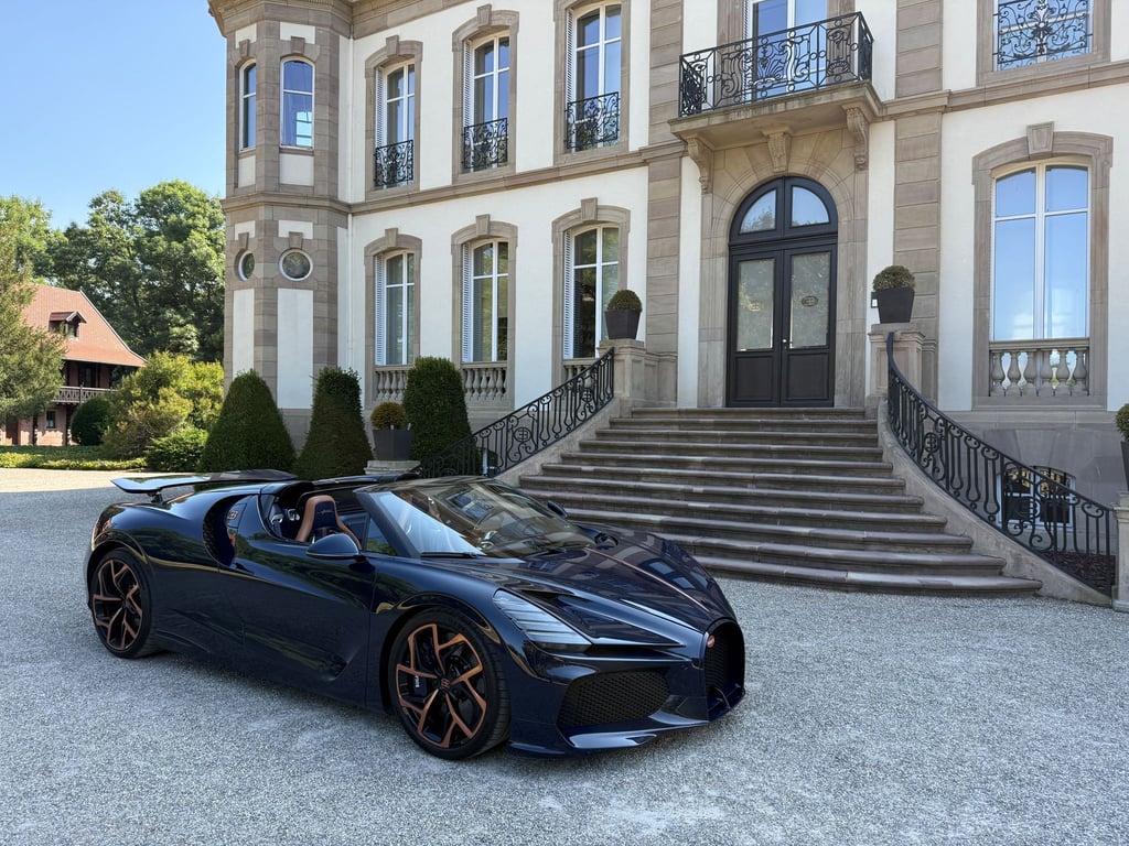 Von 0 auf 100 km/h beschleunigt der Bugatti Mistral in 2,5 Sekunden und erreicht nur etwa zehn Sekunden später die 300 km/h-Marke.