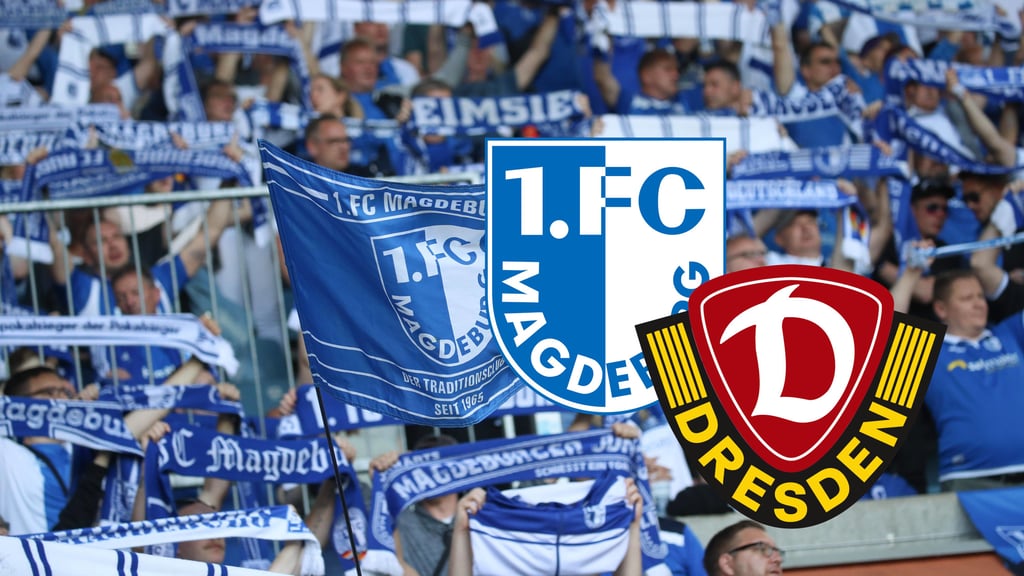 Fans vom 1. FC Magdeburg: Am 9. August reist der FCM zu Dynamo Dresden.
