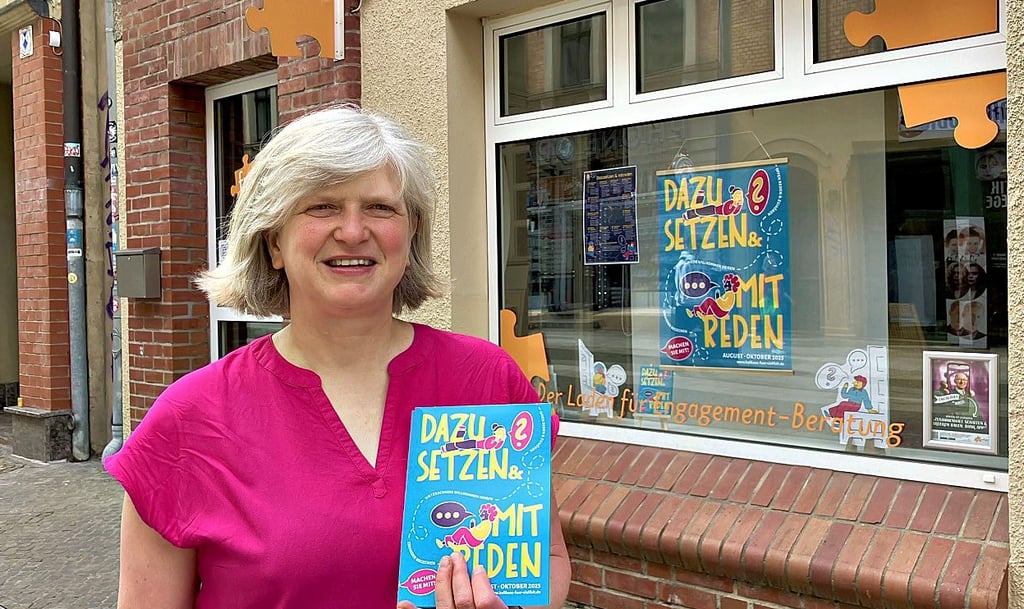 Lädt zum Mitreden ein: Karen Leonhardt koordiniert das neue Projekt von Freiwilligenagentur und „Hallianz für Vielfalt“.