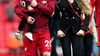 Diogo Jota und seine langjährige Partnerin Rute Cardoso im Jahr 2022 mit einem ihrer drei Kinder.