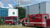 Nach dem Austritt von Arsen läuft ein Großeinsatz von Feuerwehr und Polizei an einer Fabrik in Osterwieck - auch ein mobiles Labor vom Institut für Brand- und Katastrophenschutz (IBK) in Heyrothsberge ist vor Ort.