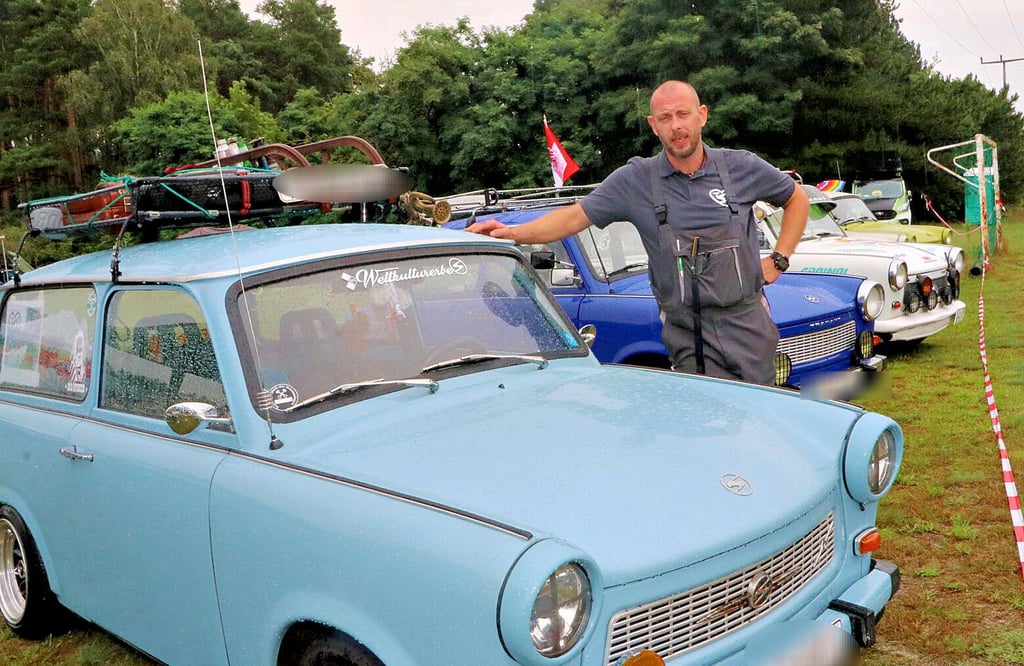 Vorsitzender Robin Kunicke freut sich auf das zweite Treffen der Trabant-Familie Ostdeutschland in wenigen Tagen in Mügeln.