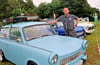 Vorsitzender Robin Kunicke freut sich auf das zweite Treffen der Trabant-Familie Ostdeutschland in wenigen Tagen in Mügeln. 