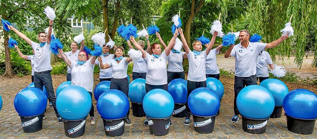 Mit Drums Alive sind die Elbe Eulen immer häufiger auf verschiedenen Festen zu sehen.