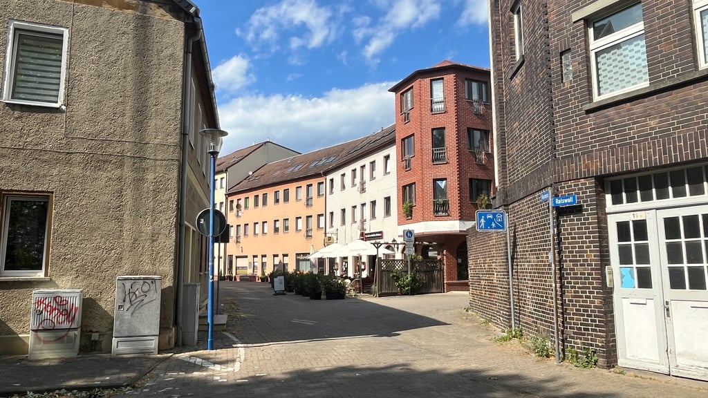 Vom Kornhausplatz aus soll Ende Juli mit den Bauarbeiten an der Kirchstraße begonnen werden.