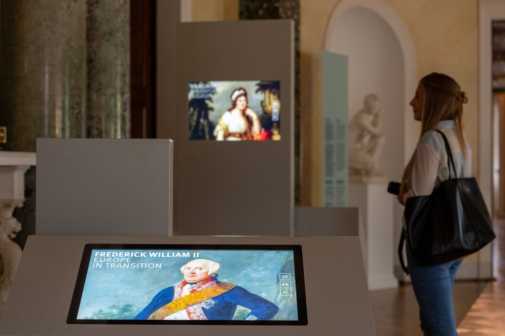Die Räume im Südflügel wurden multimedial ausgestattet.