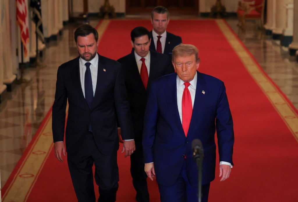 „Heute ist Tag 61“ - Trump und sein Team treten nach den Angriffen auf den Iran vor die Kameras. (Archivbild)