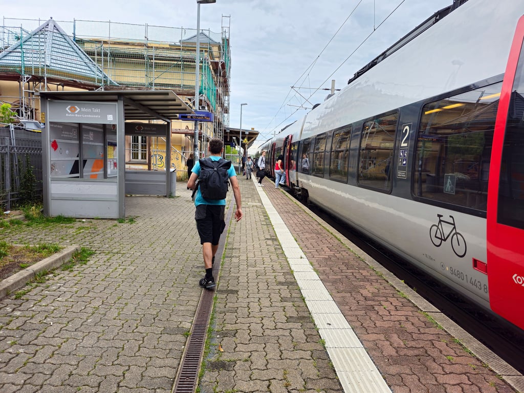 Ab Herbst dinden Gleisbauarbeiten im Bahnhof Zerbst statt.