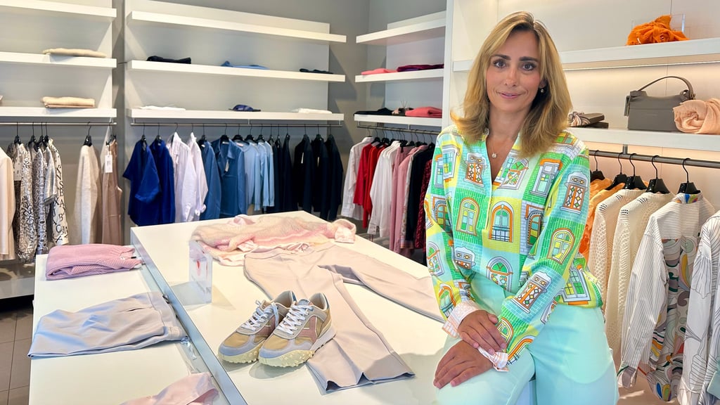 Mandy Rose, Inhaberin der Modeboutique "Frauensache" am Breiten Weg in Magdeburg, kämpft für ihr Geschäft und für eine belebte Innenstadt.