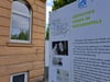 Die Erinnerungstafel für die Familie des jüdischen Predigers Simon Rau in der Nordstraße in Weißenfels ist nach der Schmierrattacke umgehend gereinigt worden.