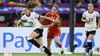 Aktivposten im deutschen Spiel: Jule Brand (l).