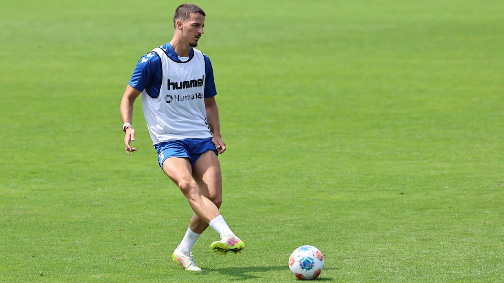 Andi Hoti vom 1. FC Magdeburg geht es besser.