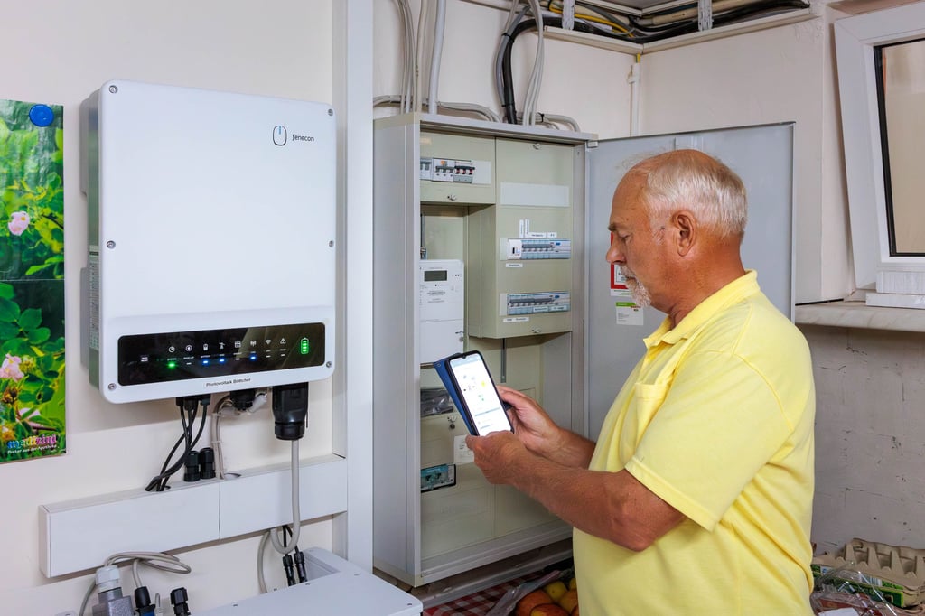 Sein Einsatz wird nicht belohnt: Gerd Böttcher hat vor Jahren schon in eine Photovoltaikanlage investiert - die Vergütung für ins Netz eingespeisten Strom lässt auf sich warten.